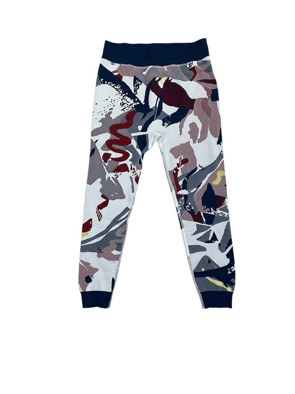 Sweaty Betty Thermal Ski Base Layer Leggings White Mountain Print Size XL US 14